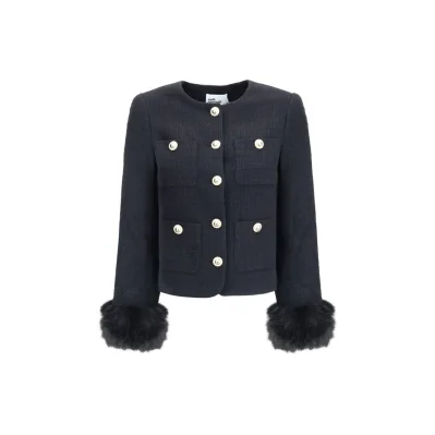 Fur cuffed Jacket