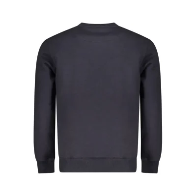 Blue Cotton Men Sweater