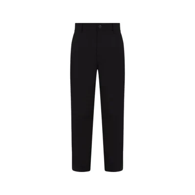 Black Recycled Cotton Pant
