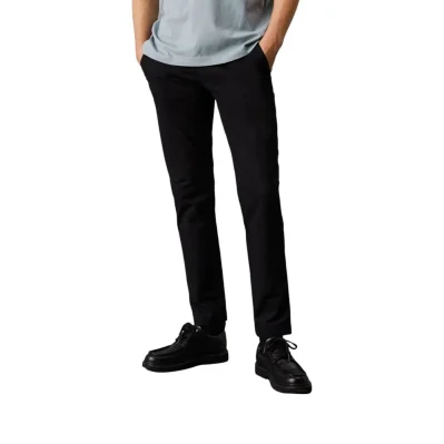 Black Recycled Cotton Pant