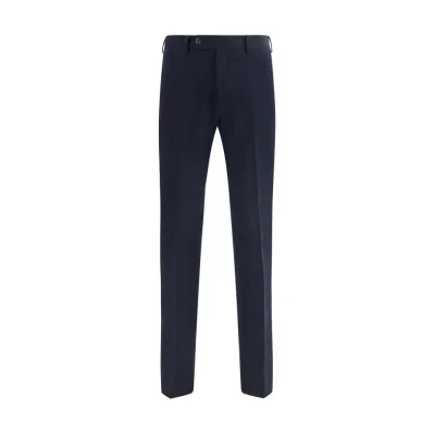 Blue Cotton Chino Pants