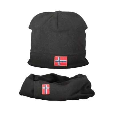 Black Polyester Men Cap