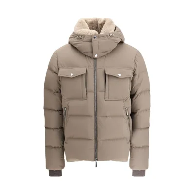 Beige Polyamide Parka