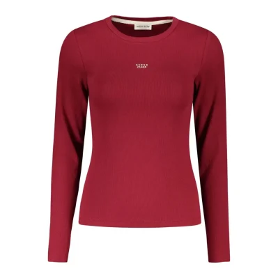 Red Cotton Women T-Shirt