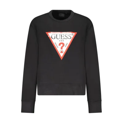 Black Cotton Women Sweater