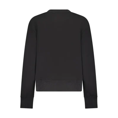 Black Cotton Women Sweater