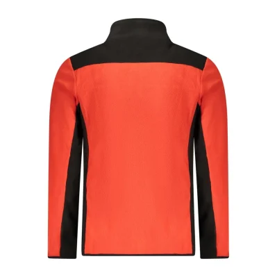 Red Polyester Men Sweater