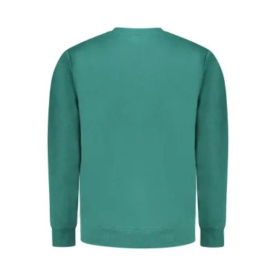 Green Cotton Mens Sweater