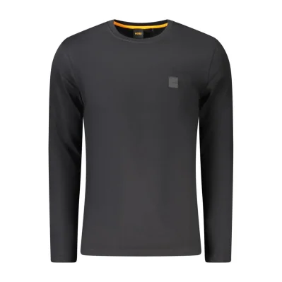 Black Cotton Men TShirt