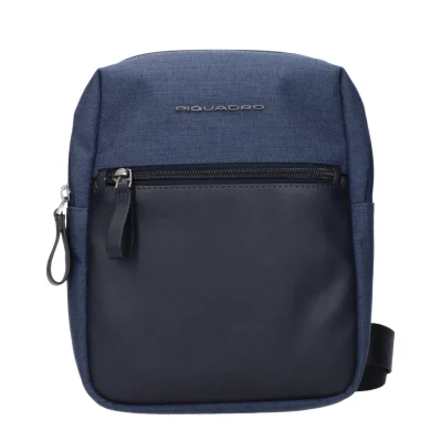 Blue Fabric Crossbody Bags