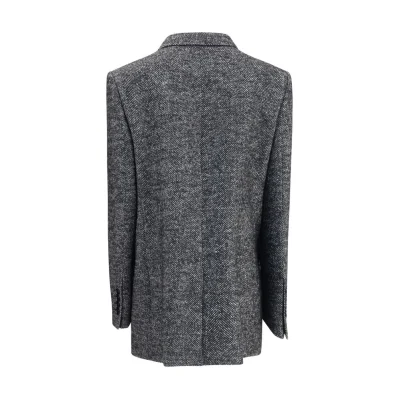 Double-breasted Chevron Blazer