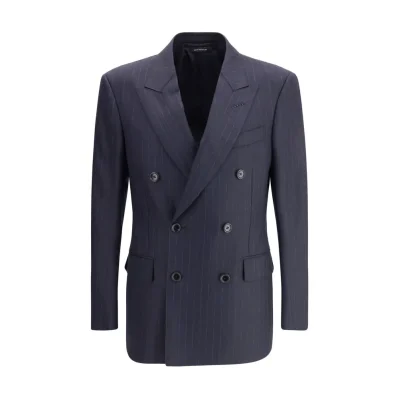 Pinstripe Blazer