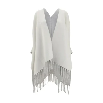 Cashmere and wool Poncho