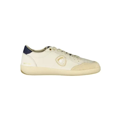 White Polyester Sneaker