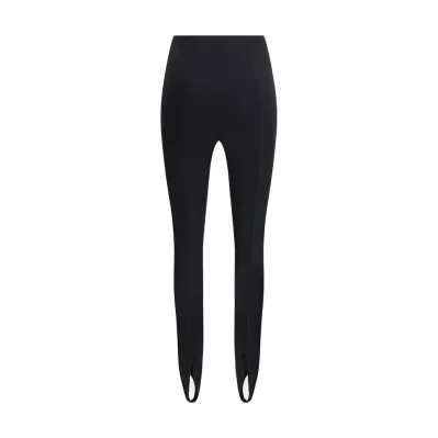 Slim fit black Bracket Leggings