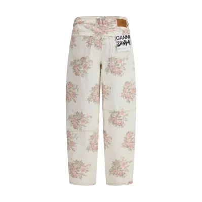 Stary floral-print Jeans