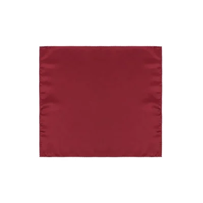 Red Silk Pocket Square
