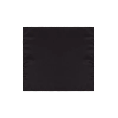 Black Silk Pocket Square