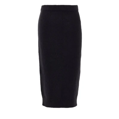 Black Cotton Skirt