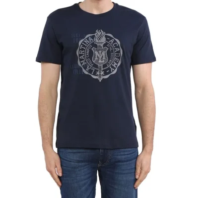 Blue Cotton T-Shirt