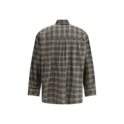 Flannel Check Borrowed Shirt