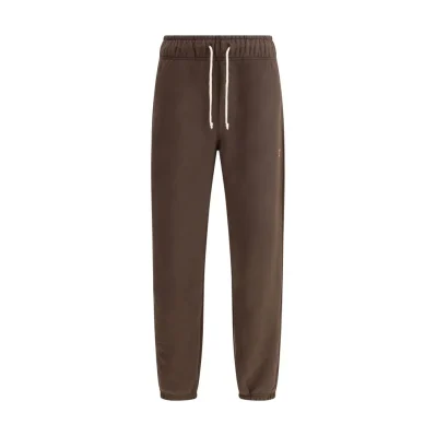 Elastic-waistband logo-patch track Pants