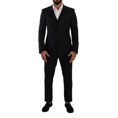 Black Wool Suit