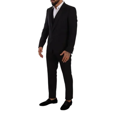 Black Wool Suit