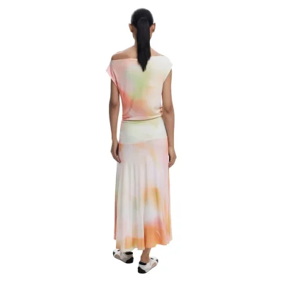 Orange Viscose Dress