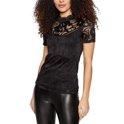 Black Polyamide T-Shirt