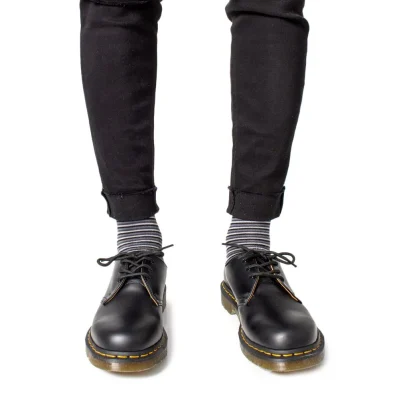 Black Leather Oxfords And Derby