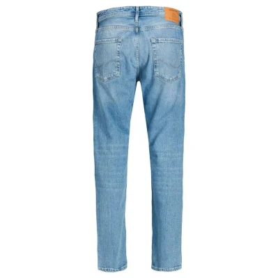Blue Cotton Relaxed Fit Jean