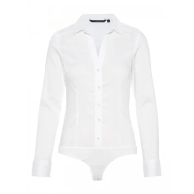 Cream Cotton Bodysuit