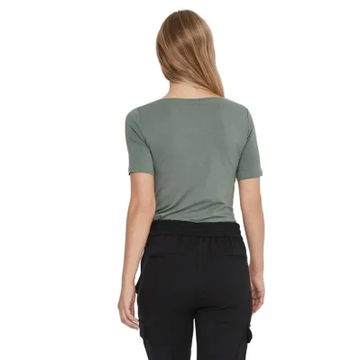 Green Viscose T-Shirt