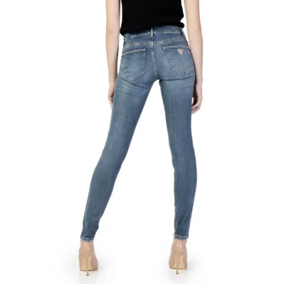 Blue Cotton Skinny Jean