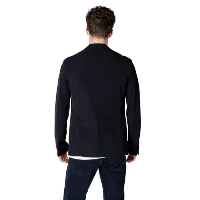 Black Cotton Blazer