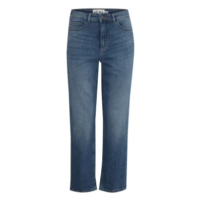 Blue Cotton Mom Jean