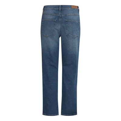 Blue Cotton Mom Jean
