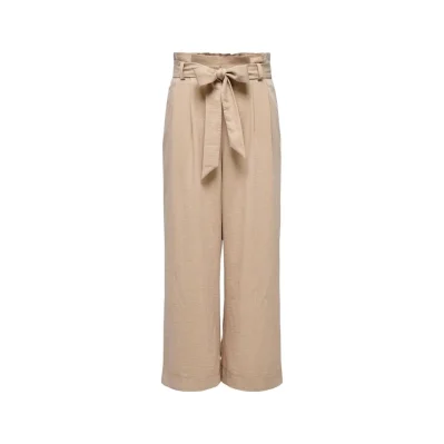 Beige Viscose Pant