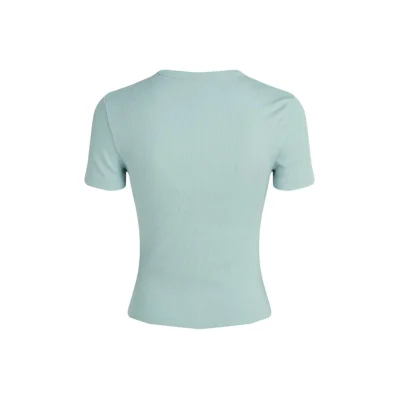 Turquoise Recycled Cotton T-Shirt