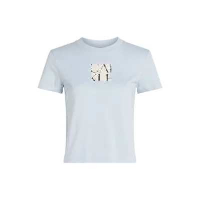 Blue Recycled Cotton T-Shirt