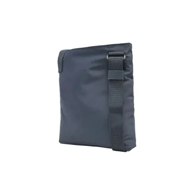 Blue Recycled Polyester Messenger Bag