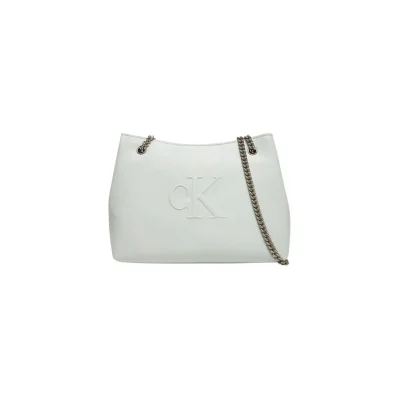 Gray Polyethylene Handbag