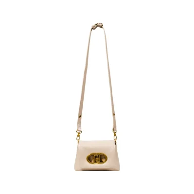 Beige Polyethylene Handbag