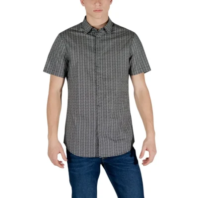 Black Cotton Shortsleeve