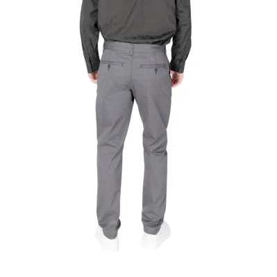 Blue Cotton Skinny Pant