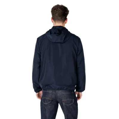 Blue Polyester Jackets & Coat