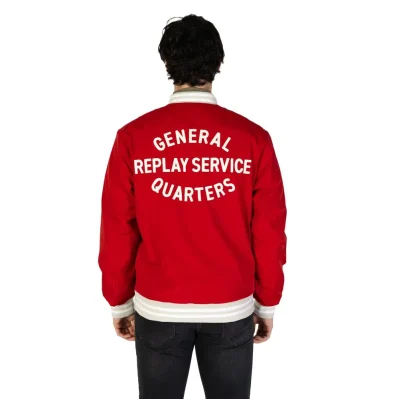 Red Cotton Jackets & Coat