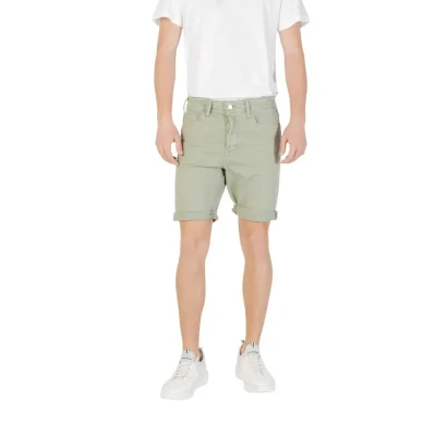 Green Cotton Bermuda
