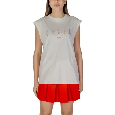 Cream Cotton Tank Top